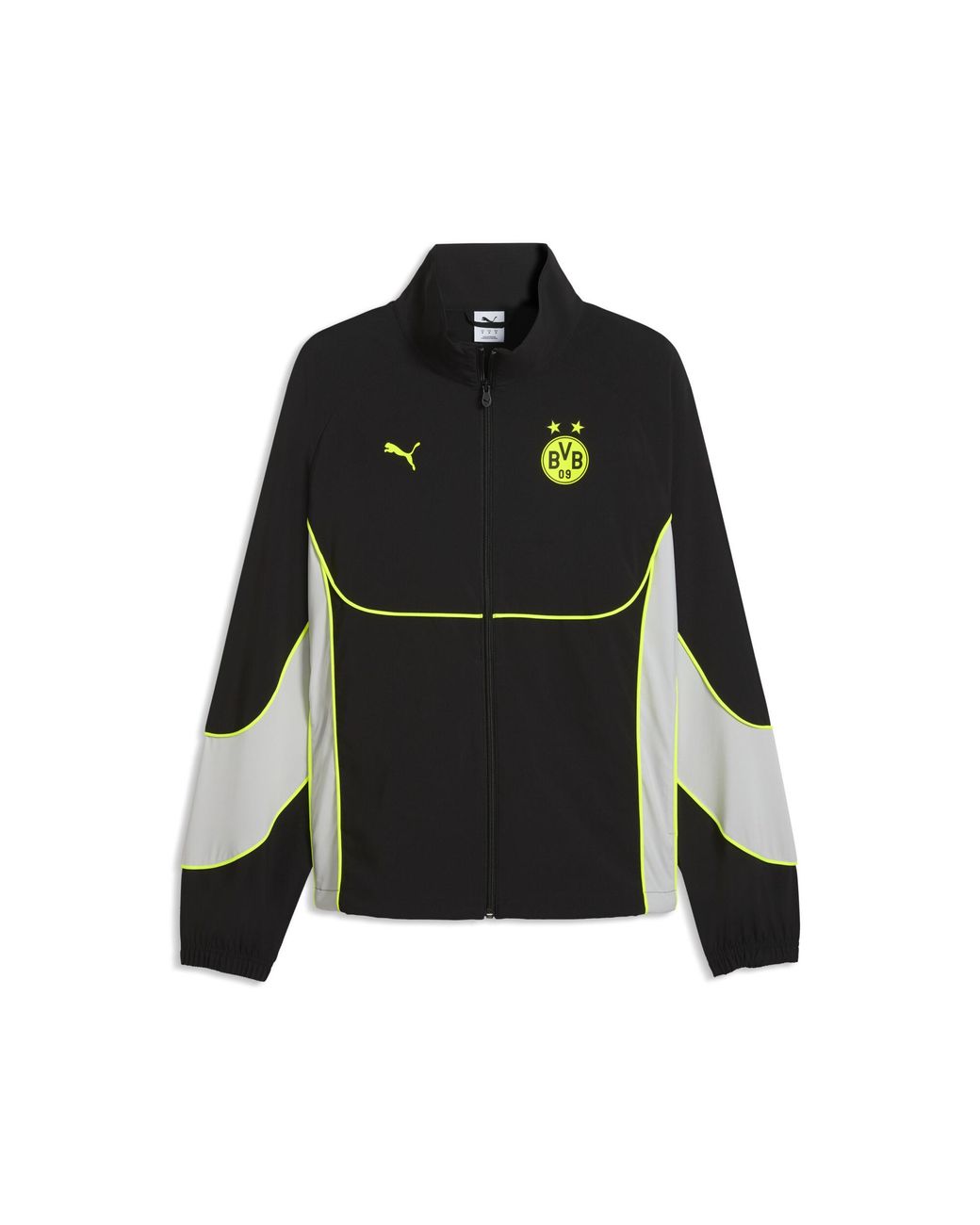 PUMA Black Borussia Dortmund Tech-X Full-Zip Track Jacket for men