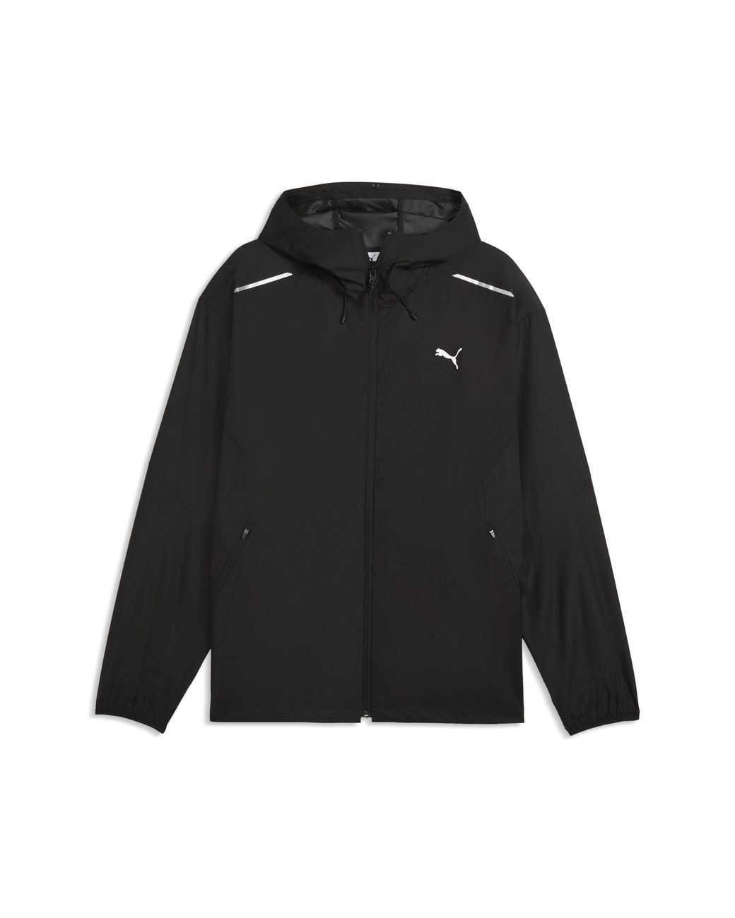 PUMA Black Tech Relaxed Track Jacket for men