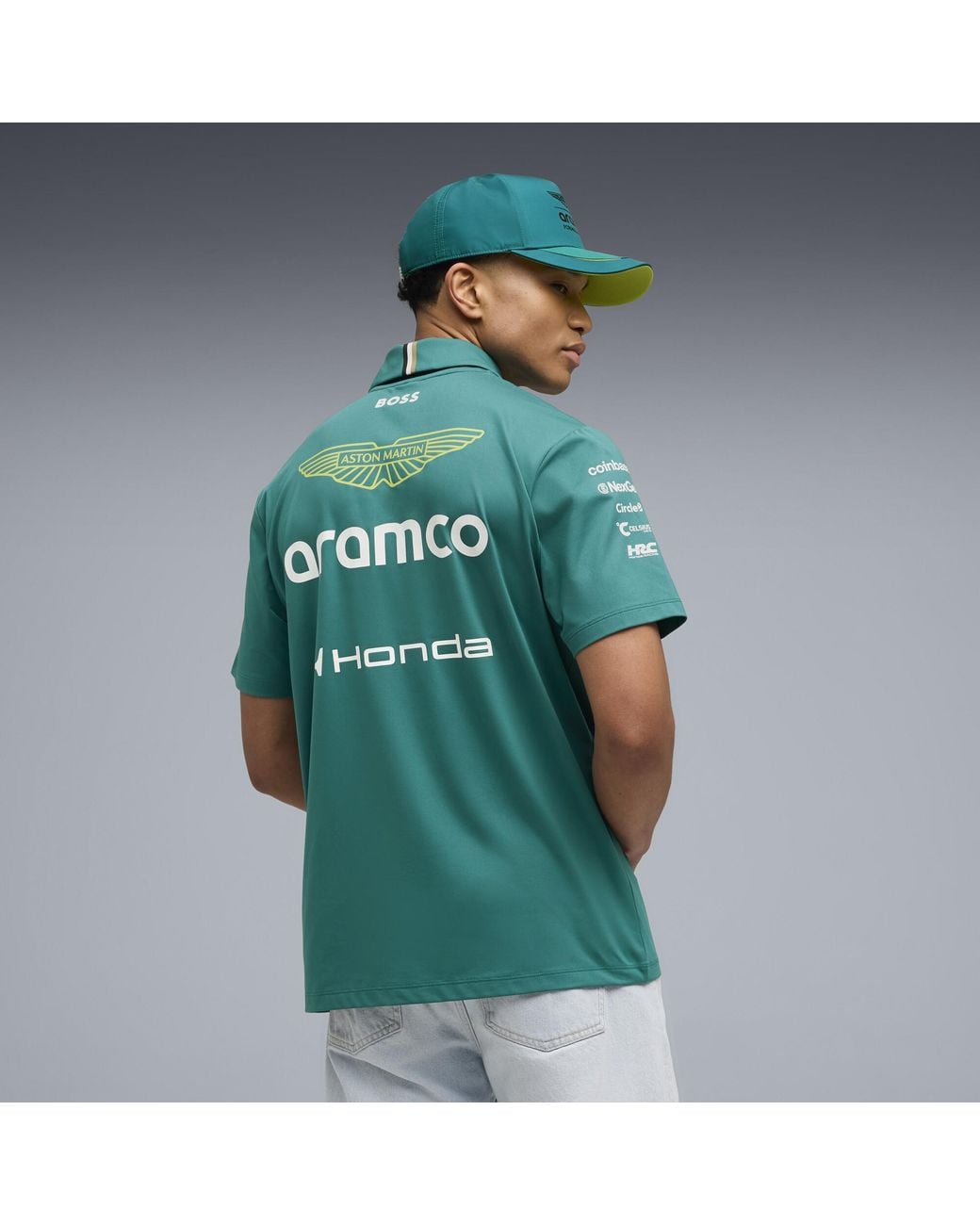 PUMA Green X Aston Martin Aramco F1 Team Replica Polo