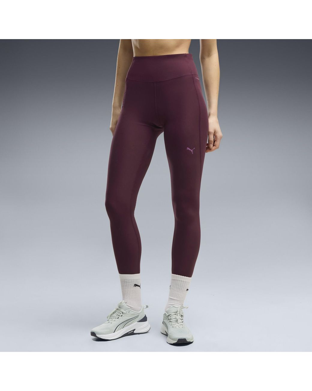 PUMA Purple Cloudspun High-Waist Tights