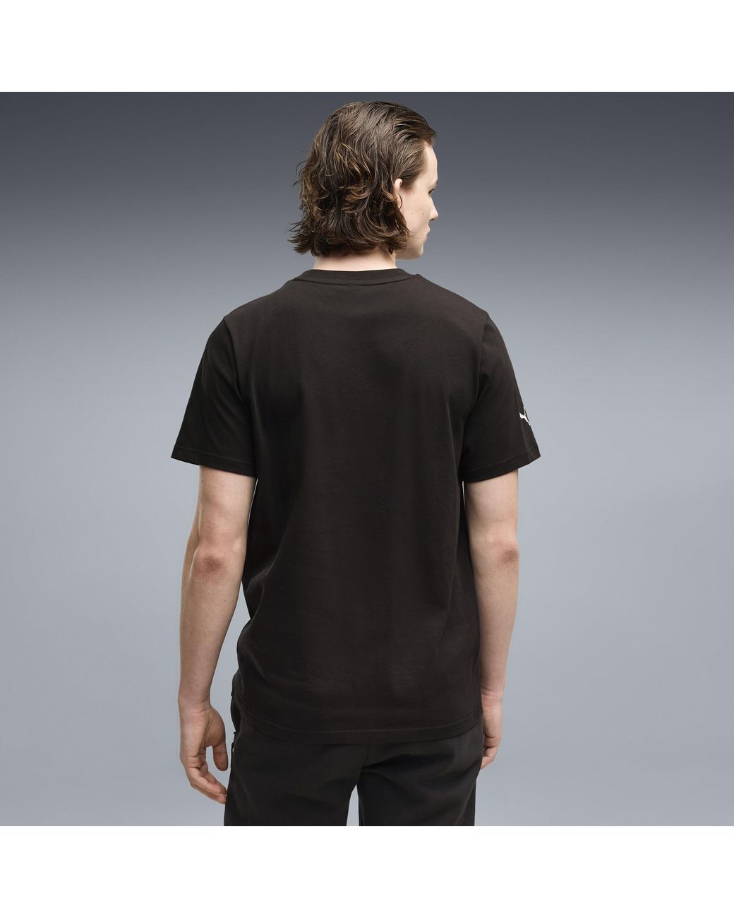 PUMA Black Scuderia Ferrari Coloured Shield T-Shirt for men