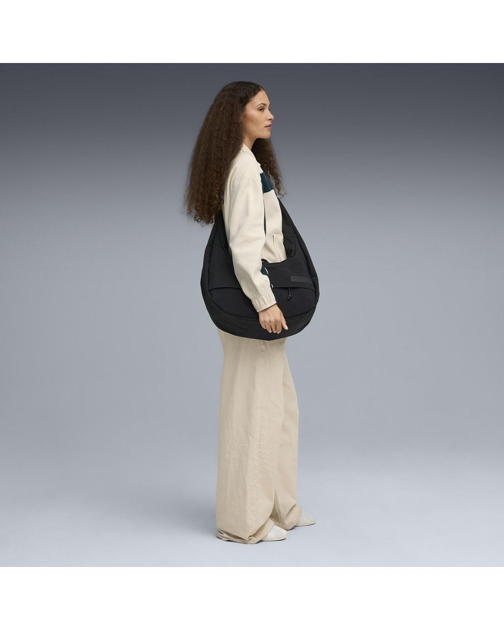 PUMA Bl Grote Hobo-Crossbodytas Van 16,5 L in het Black