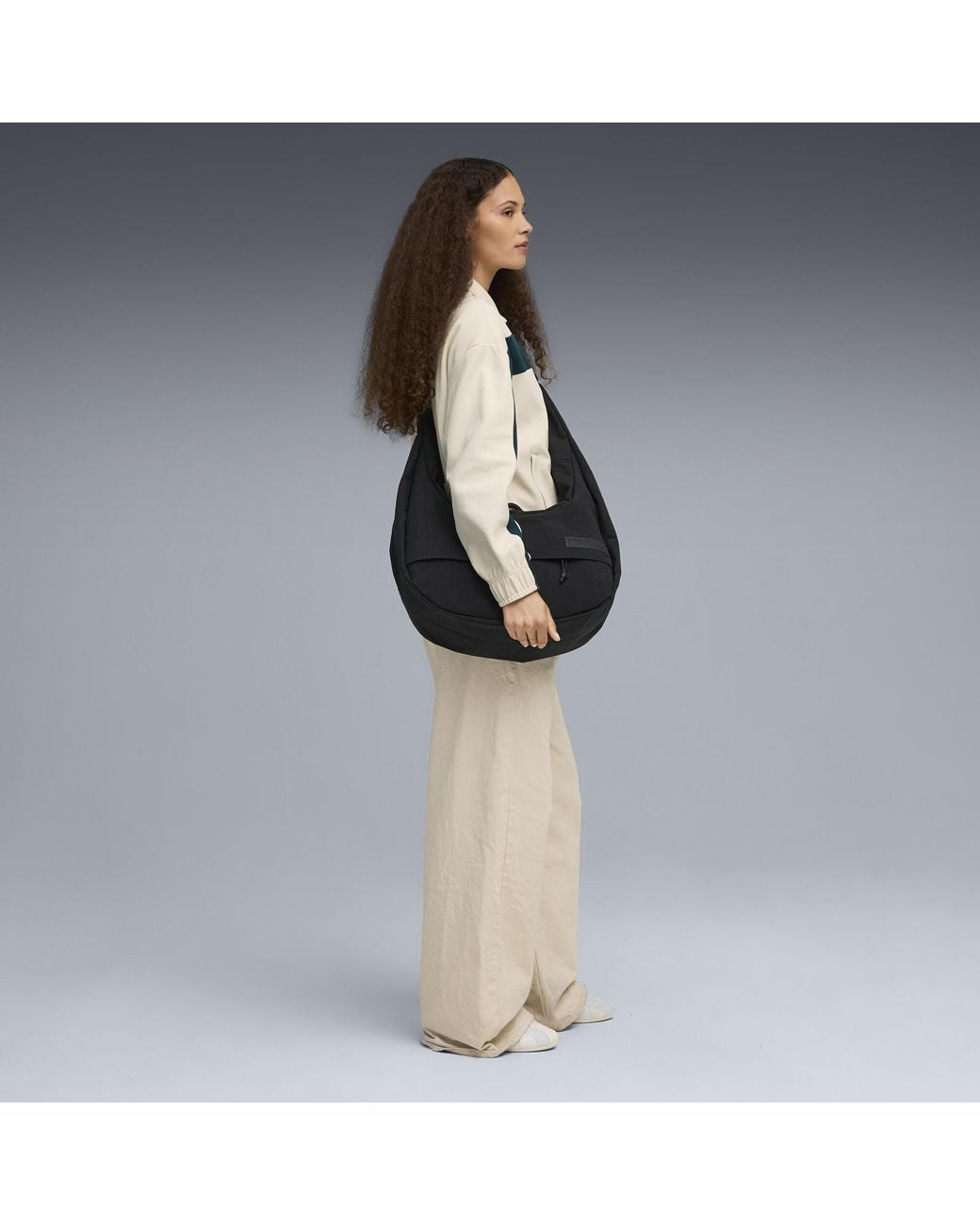 PUMA Beyond Labels Crossbody Bag in Black | Lyst