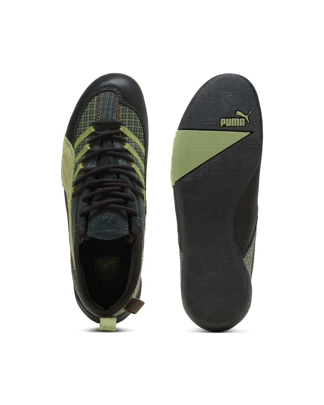 PUMA Green Klim Patch Sneakers