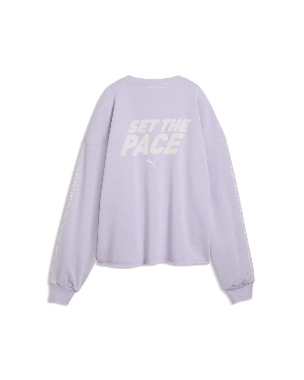 PUMA Purple Run Culture Collective Oversized Graphic Sweatshirt