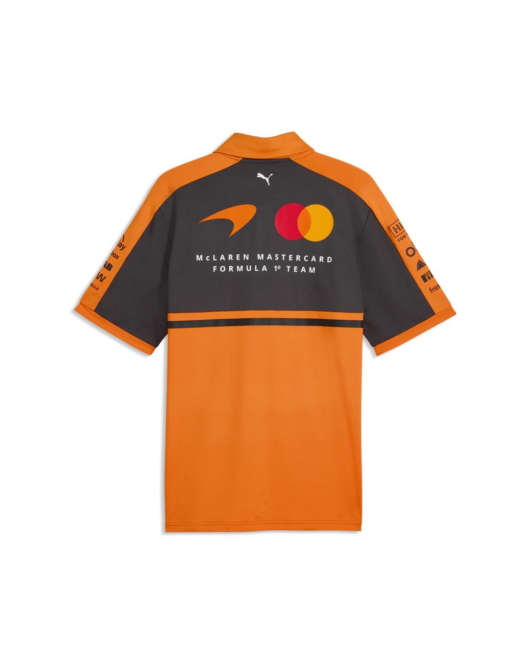 PUMA Orange Mclaren Mastercard F1 Team Replica Polo for men