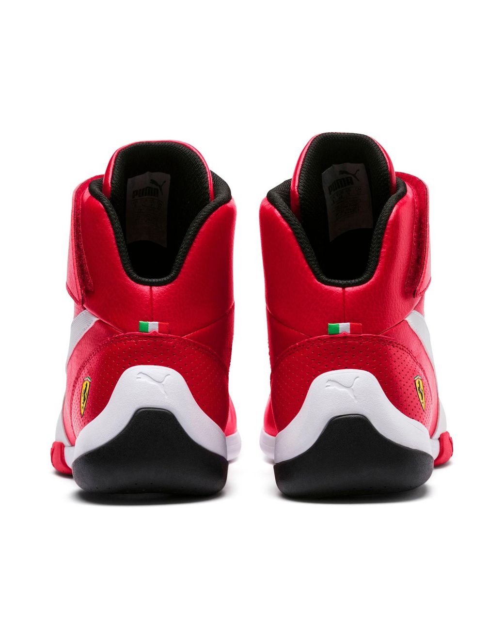 PUMA Scuderia Ferrari Kart Cat Mid Iii Hi Top Shoes in Red for Men | Lyst