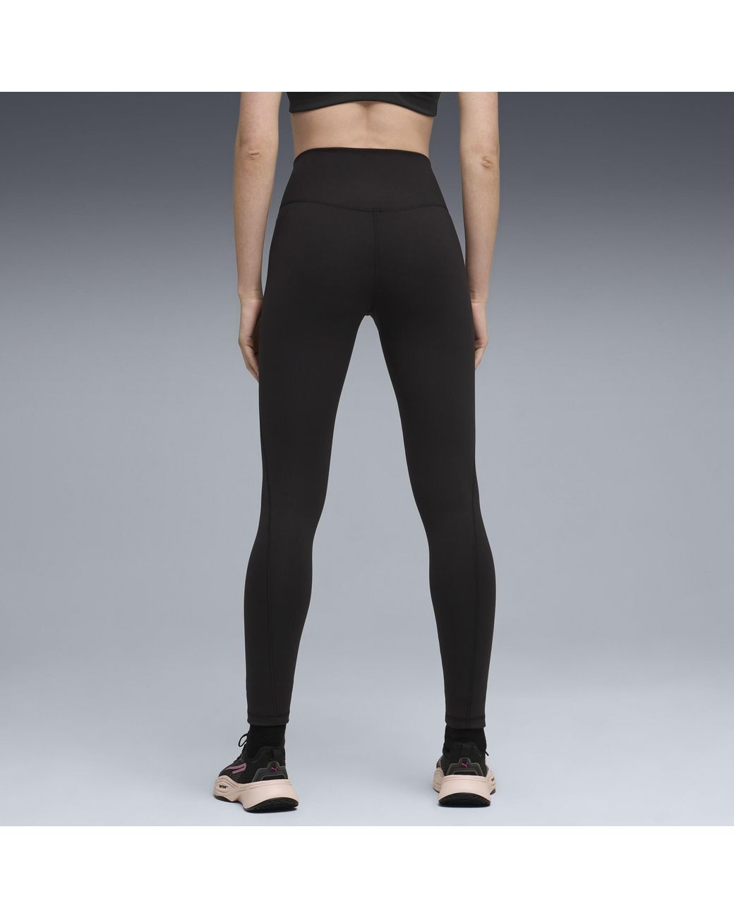 PUMA Black Cloudspun Ultra Soft High-Waist, Full Length Training Tights