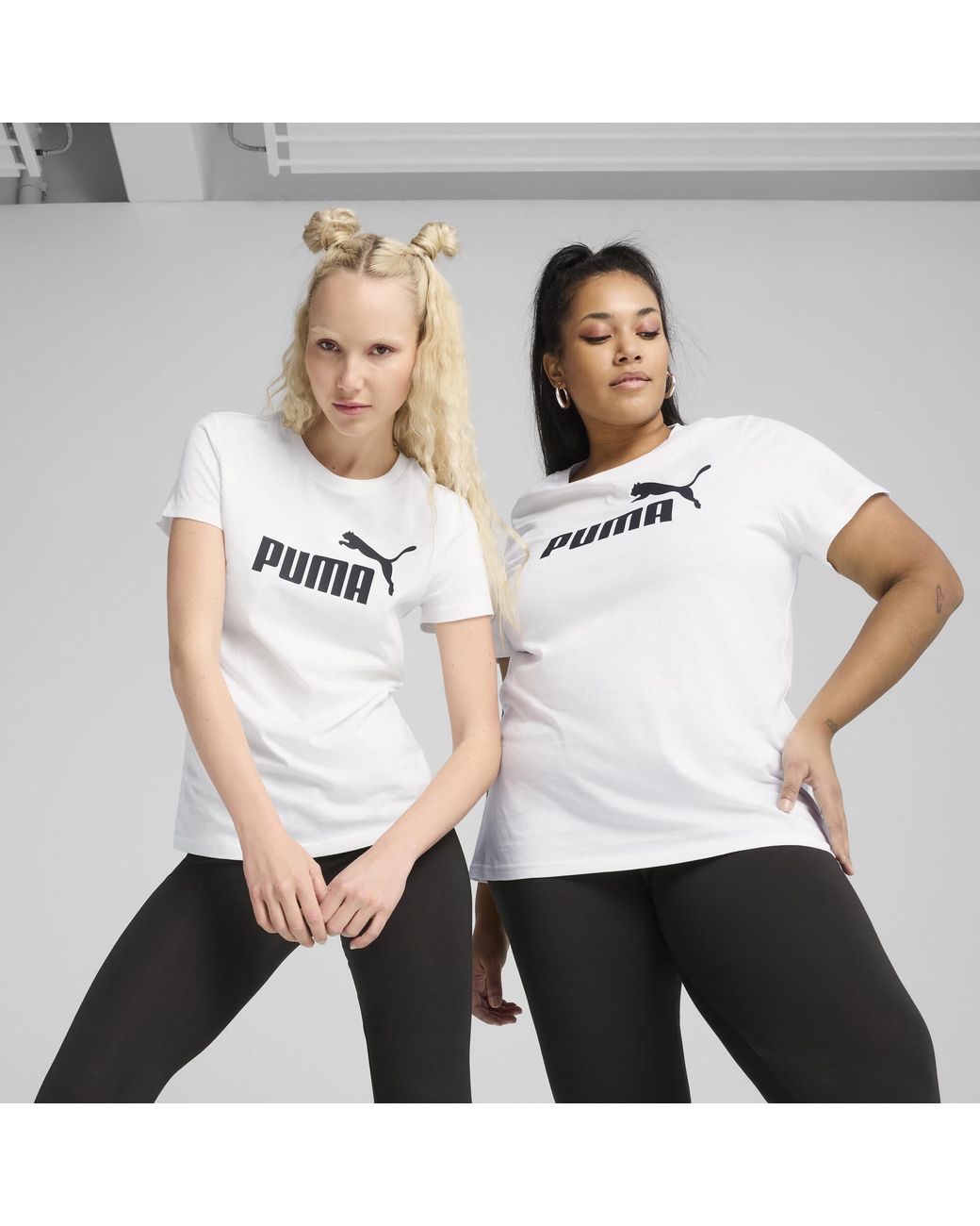 PUMA White Essentials No. 1 Logo T-Shirt