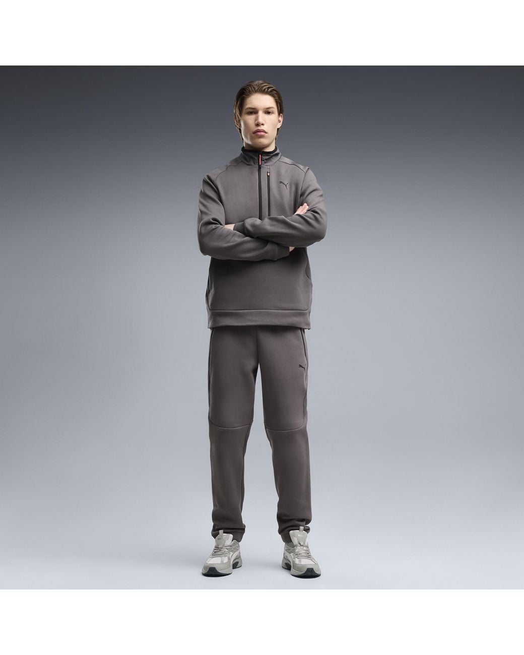 PUMA Gray Tech Elevated Pants for men