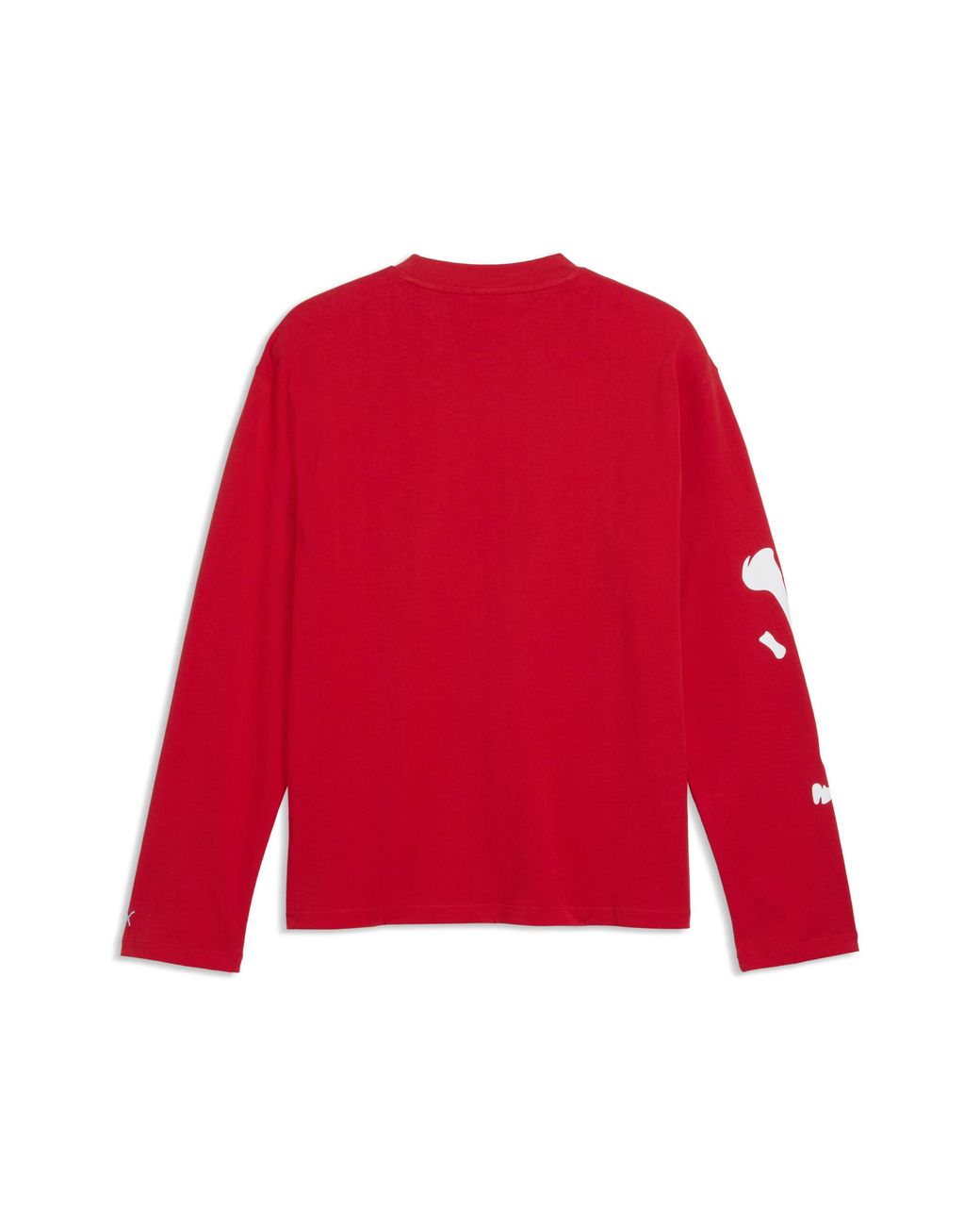 PUMA Red Graphic Skeleton Long Sleeve T-Shirt for men