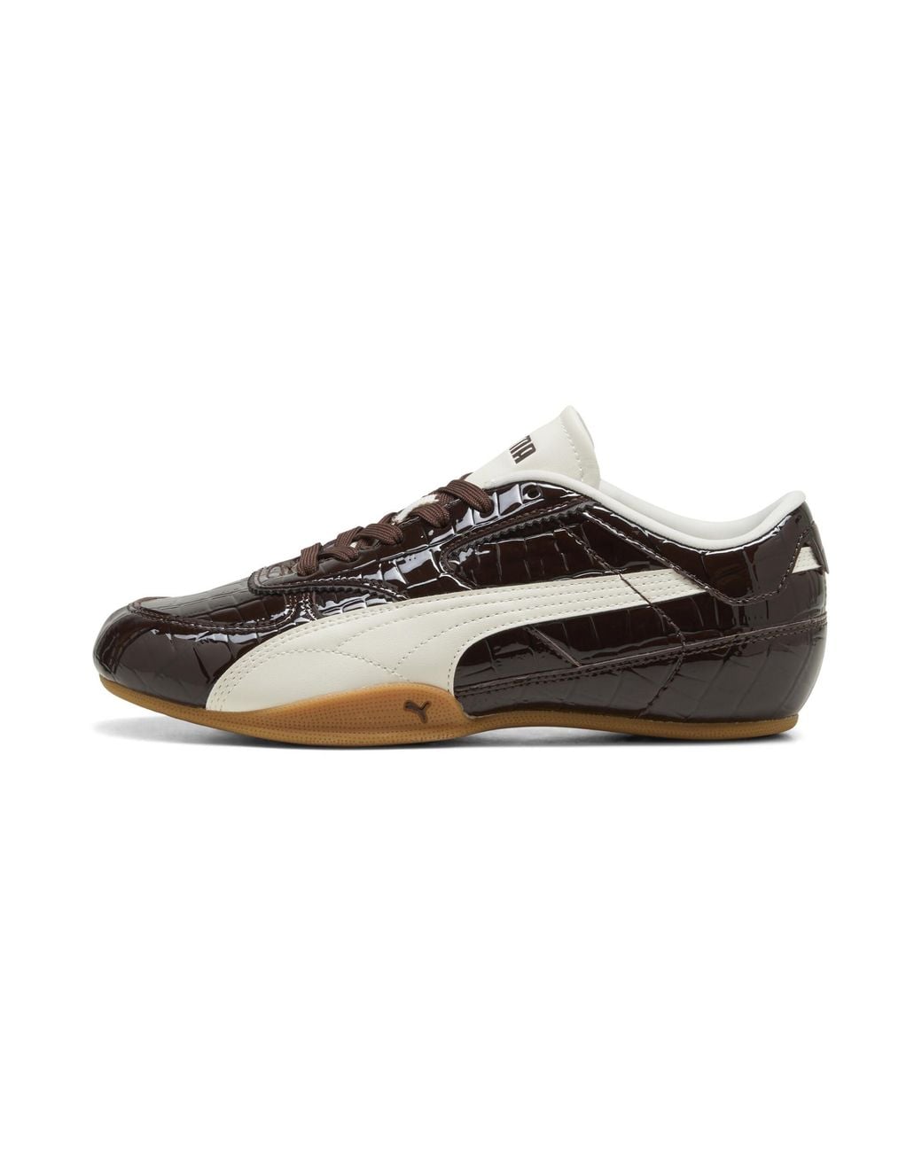 PUMA Brown Bella Mina Croc Sneakers
