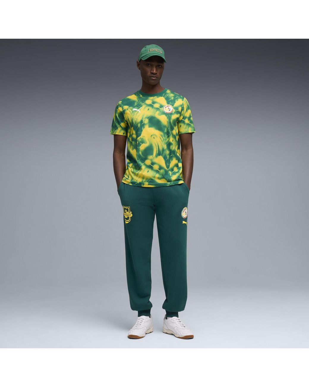 PUMA Green Senegal Ftblculture Printed T-Shirt for men