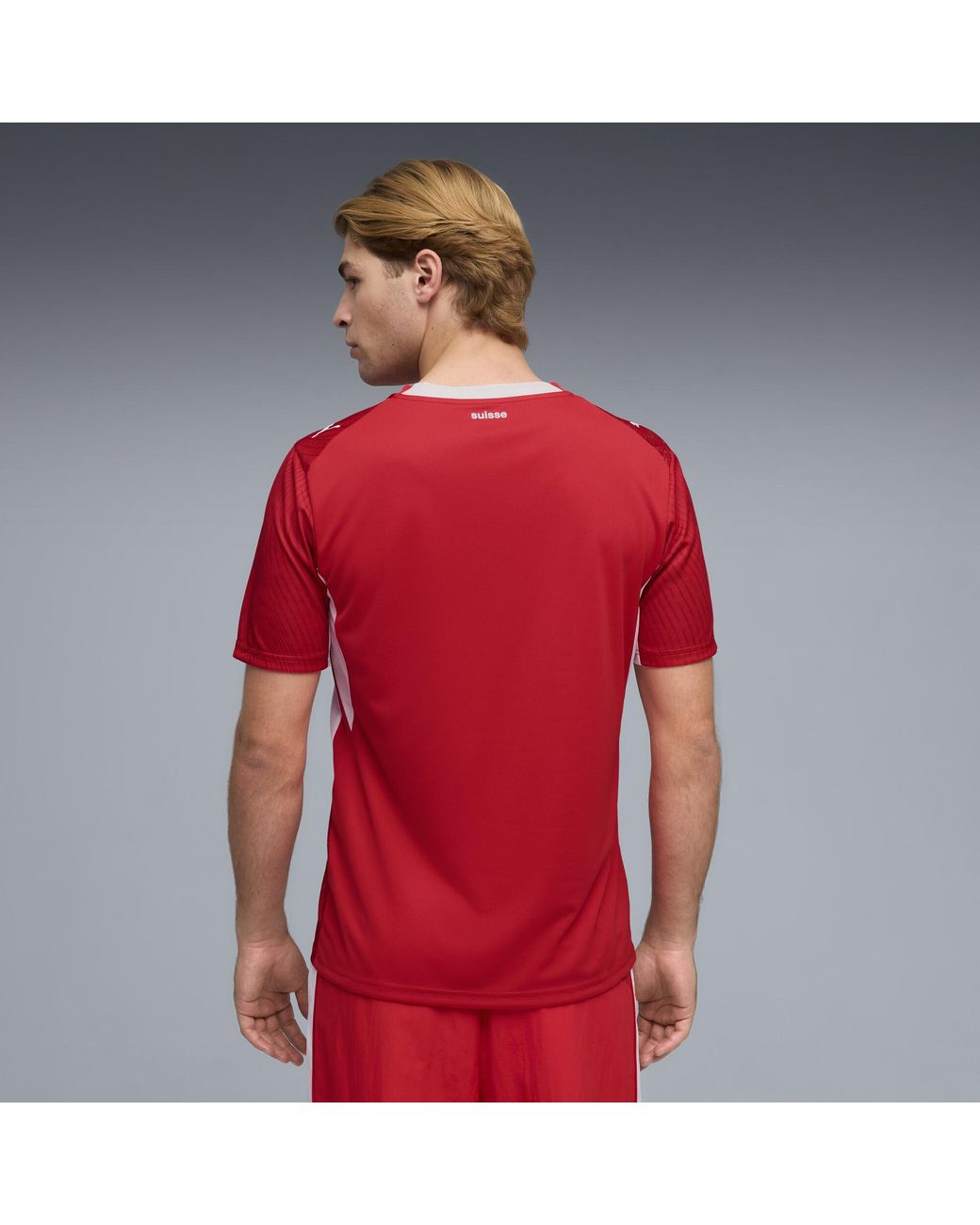 PUMA Red Switzerland Home Jersey for men