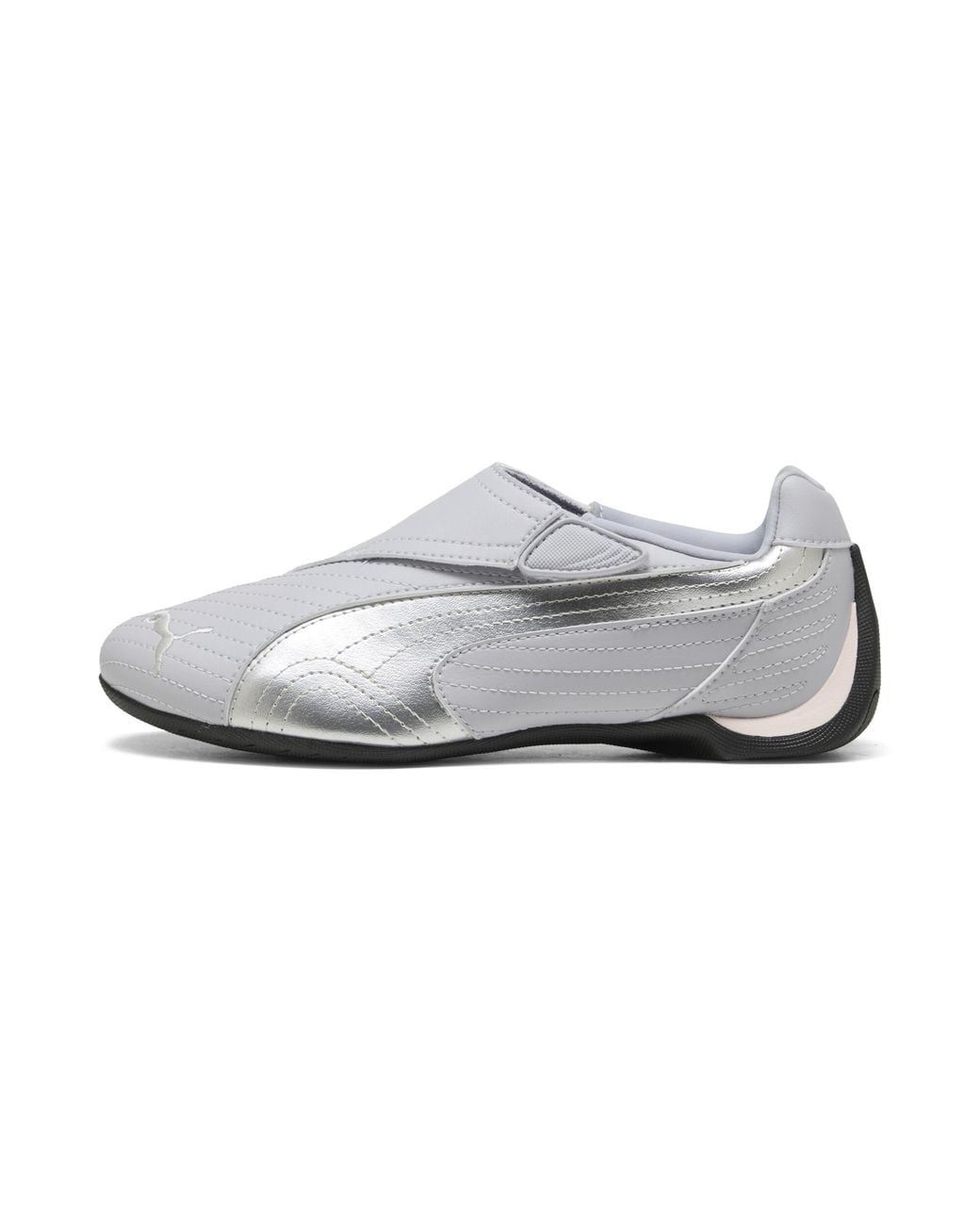 PUMA White Slipcat Metallic Sneakers
