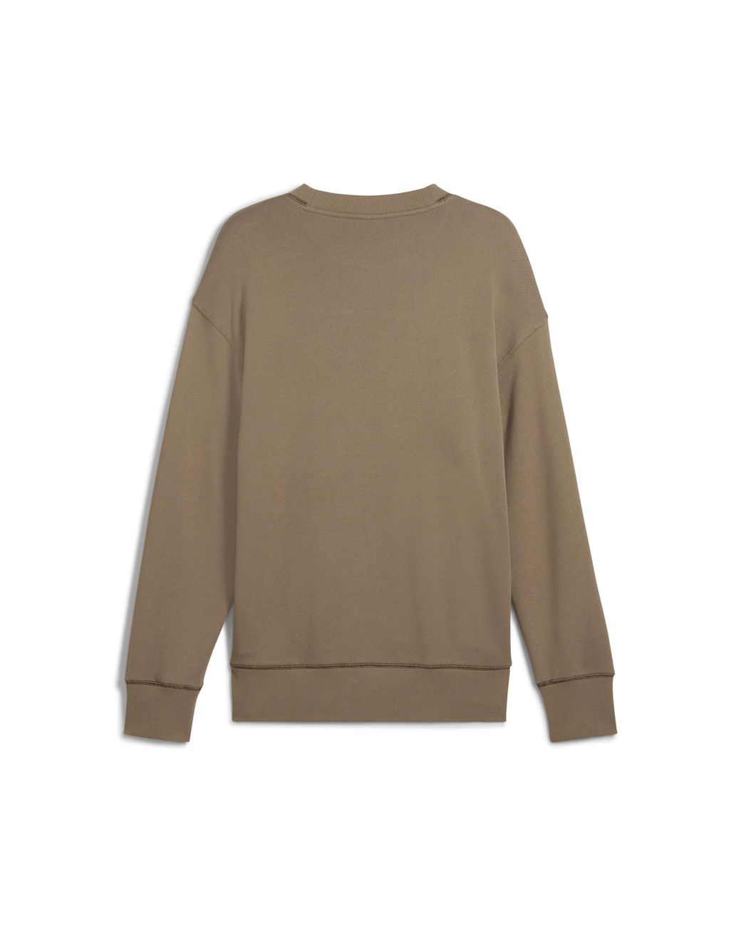 PUMA Brown Premium Essentials Relaxed Graphic Crew