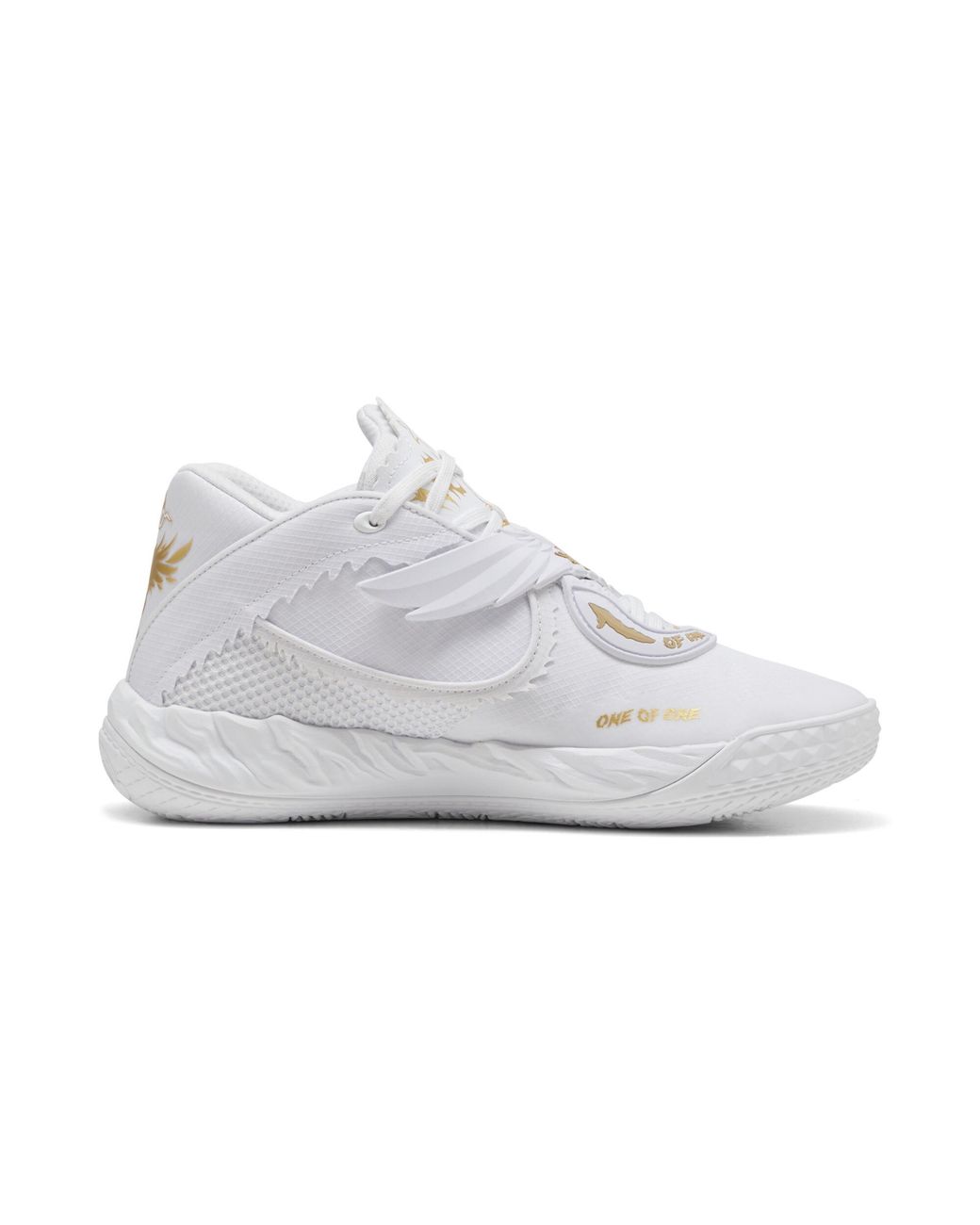 PUMA White Mb.05 Mist Basketball Shoes