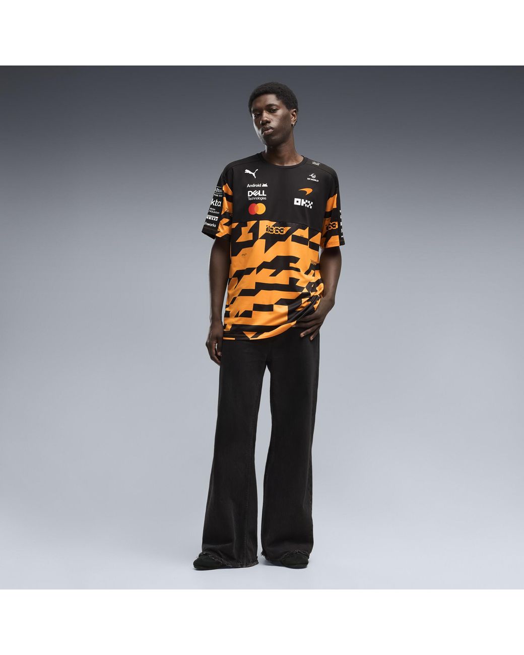 PUMA Orange Mclaren Mastercard F1 Team Replica T-Shirt for men