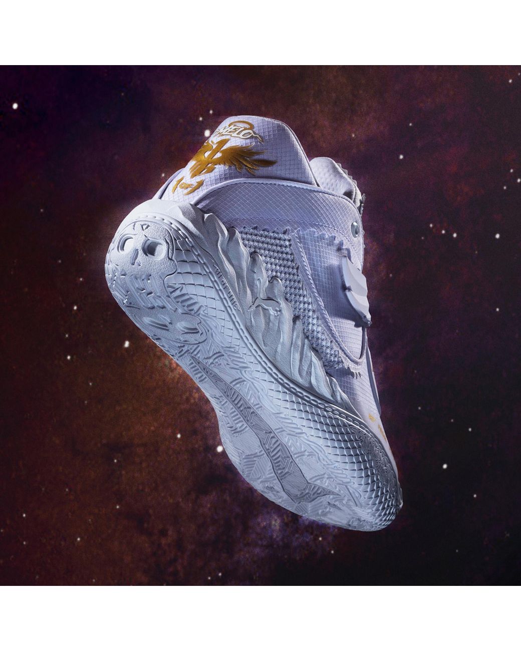 PUMA White Mb.05 Mist Basketball Shoes