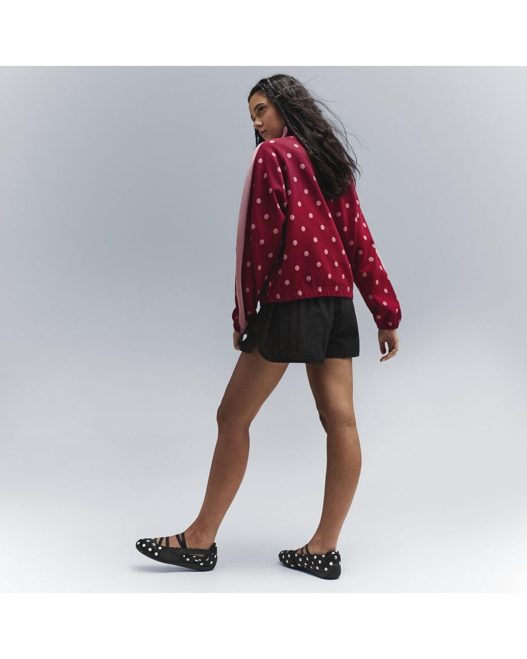 PUMA Red T7 Polka Dots Oversized Track Jacket