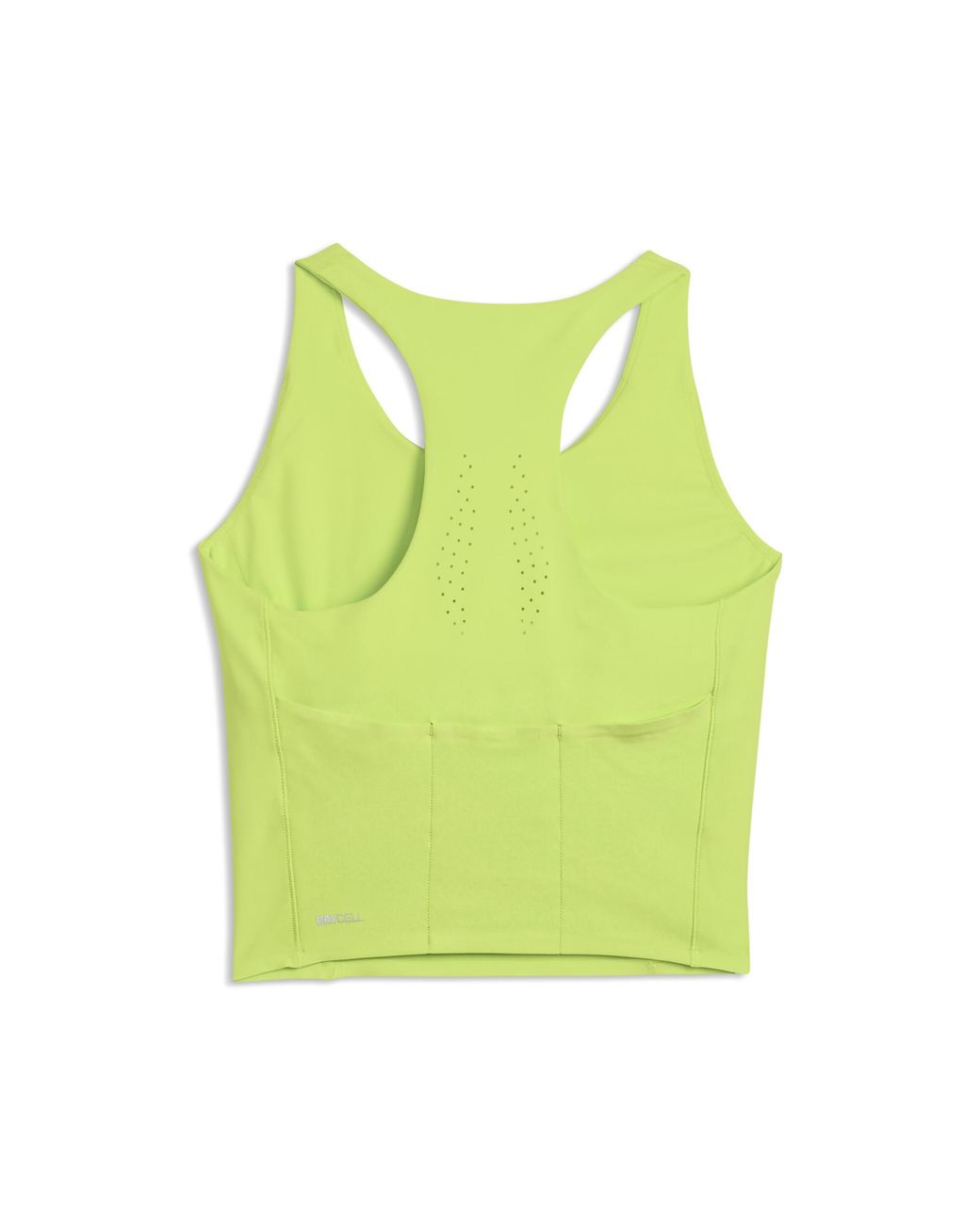 PUMA Green Lightspeed Printed Running Crop Top