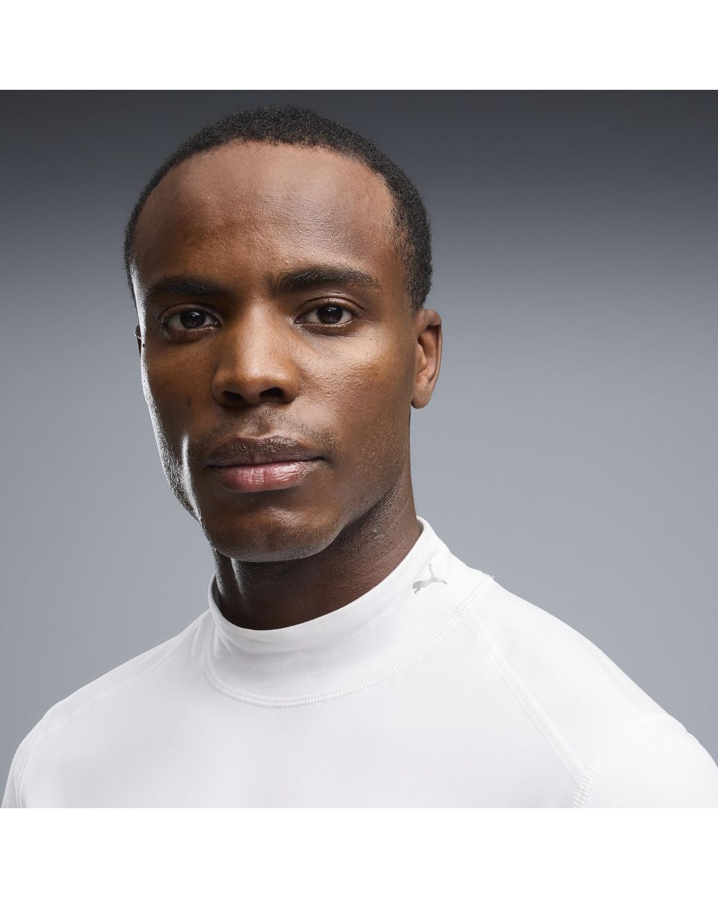 PUMA White Cloudspun Baselayer Top T-Shirt for men
