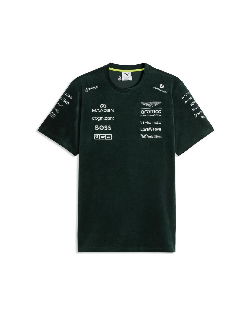 PUMA Green X Aston Martin Aramco F1 Team Replica T-Shirt for men