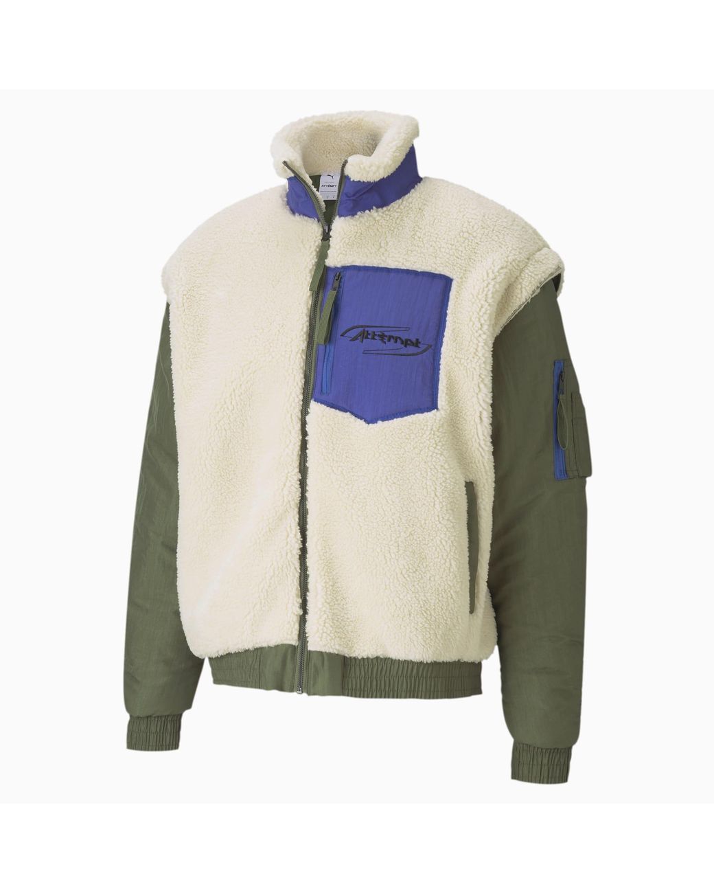 puma x attèmpt men's down coat