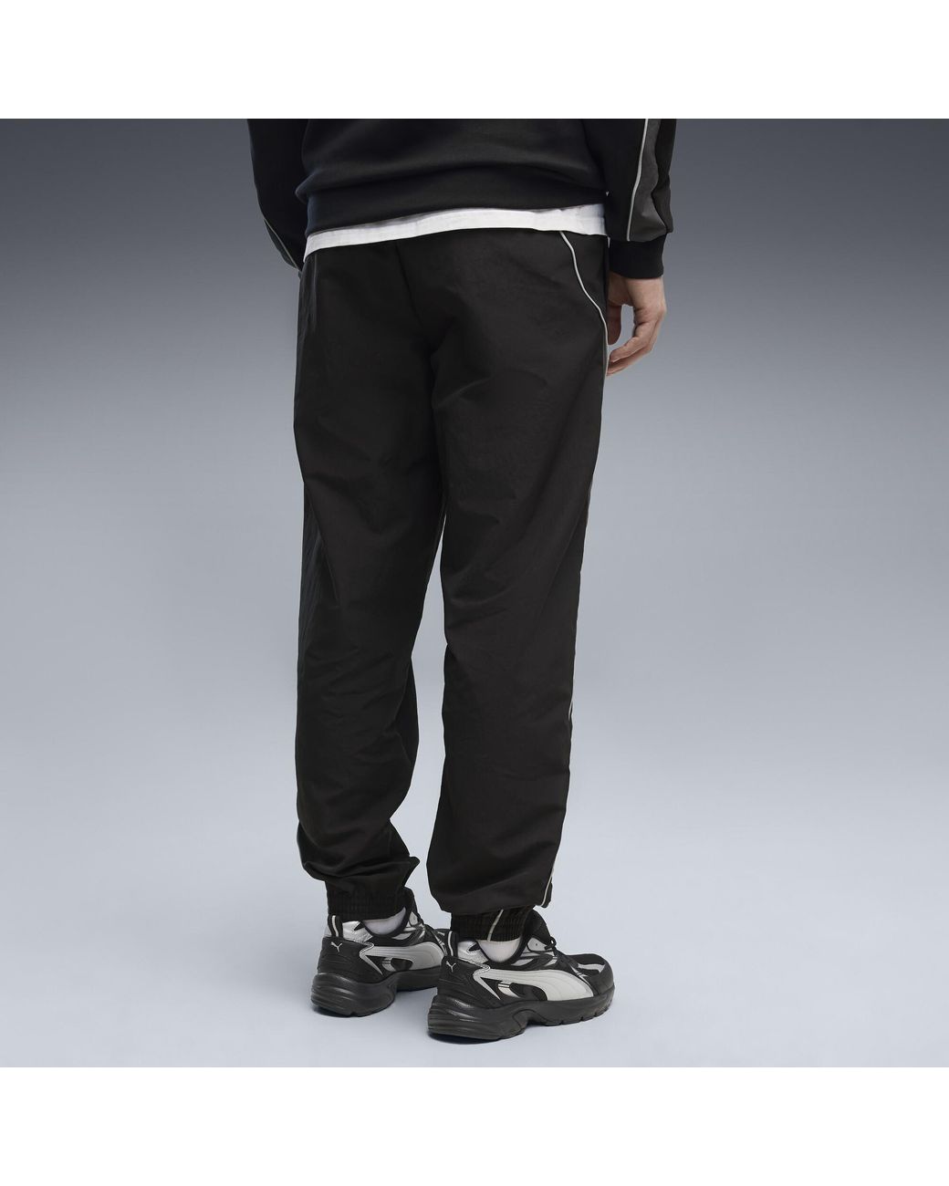 PUMA Black Sport Woven Track Pants for men