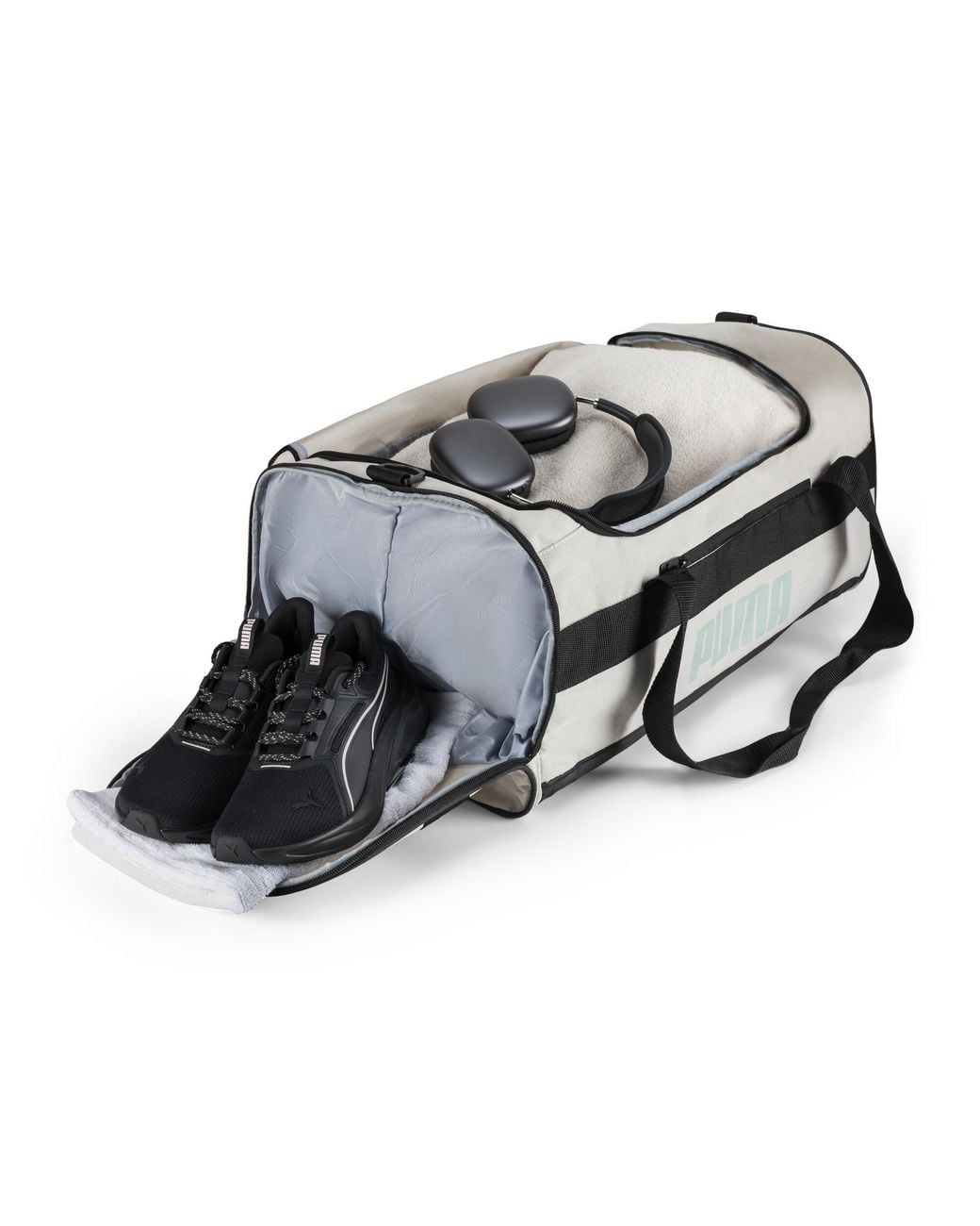 PUMA Black Evercat Demand Duffel Bag