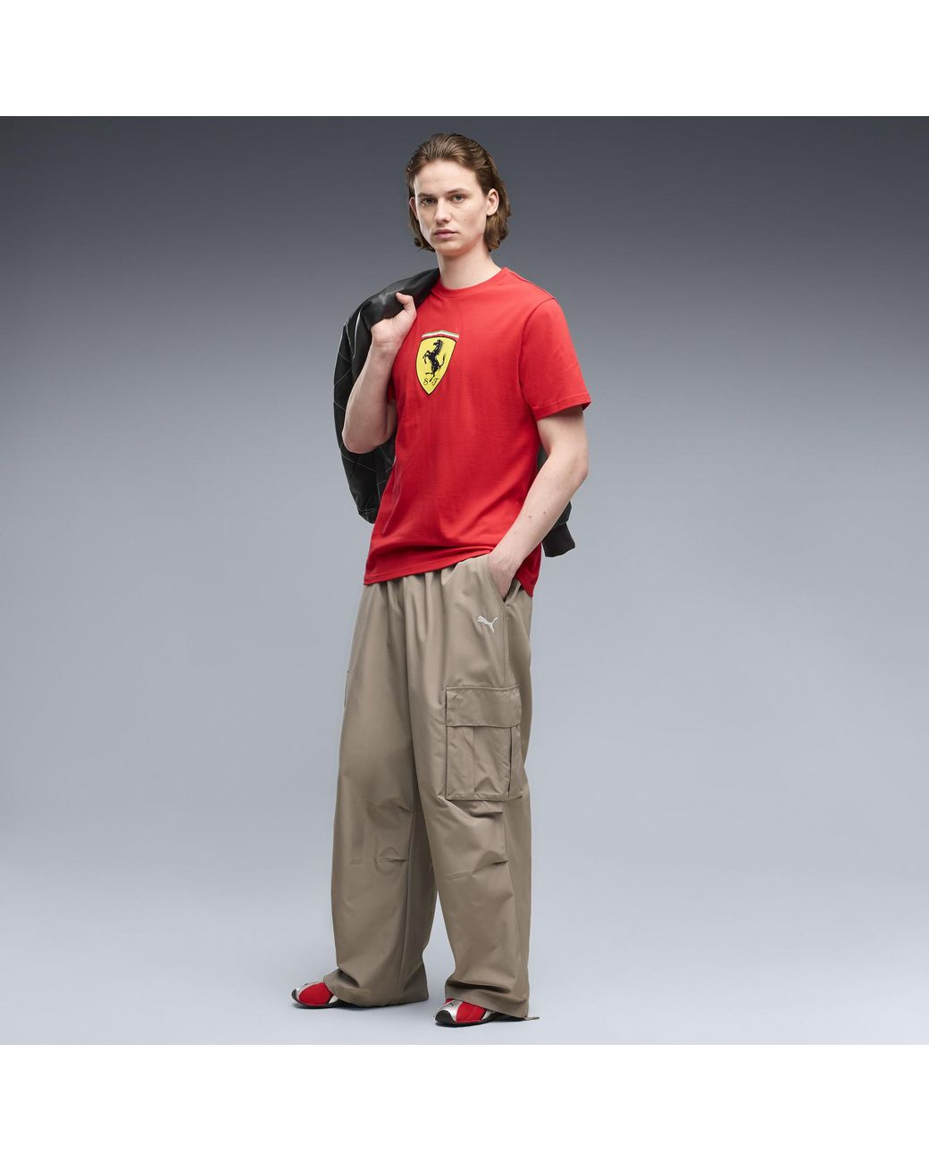 PUMA Scuderia Ferrari Coloured Shield T-Shirt for men