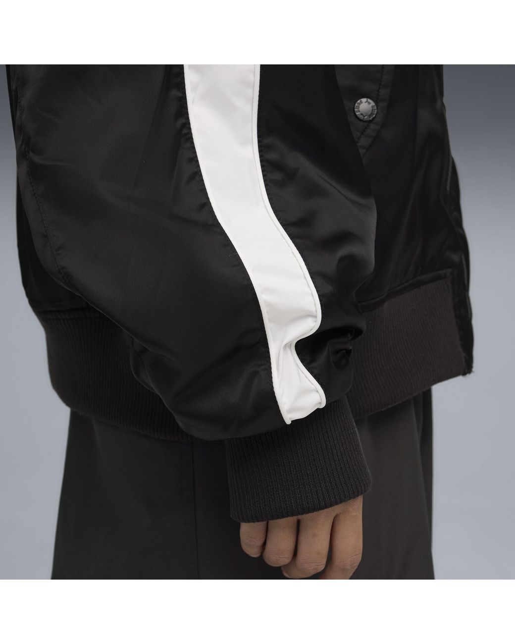 PUMA Black T7 Bomber Jacket