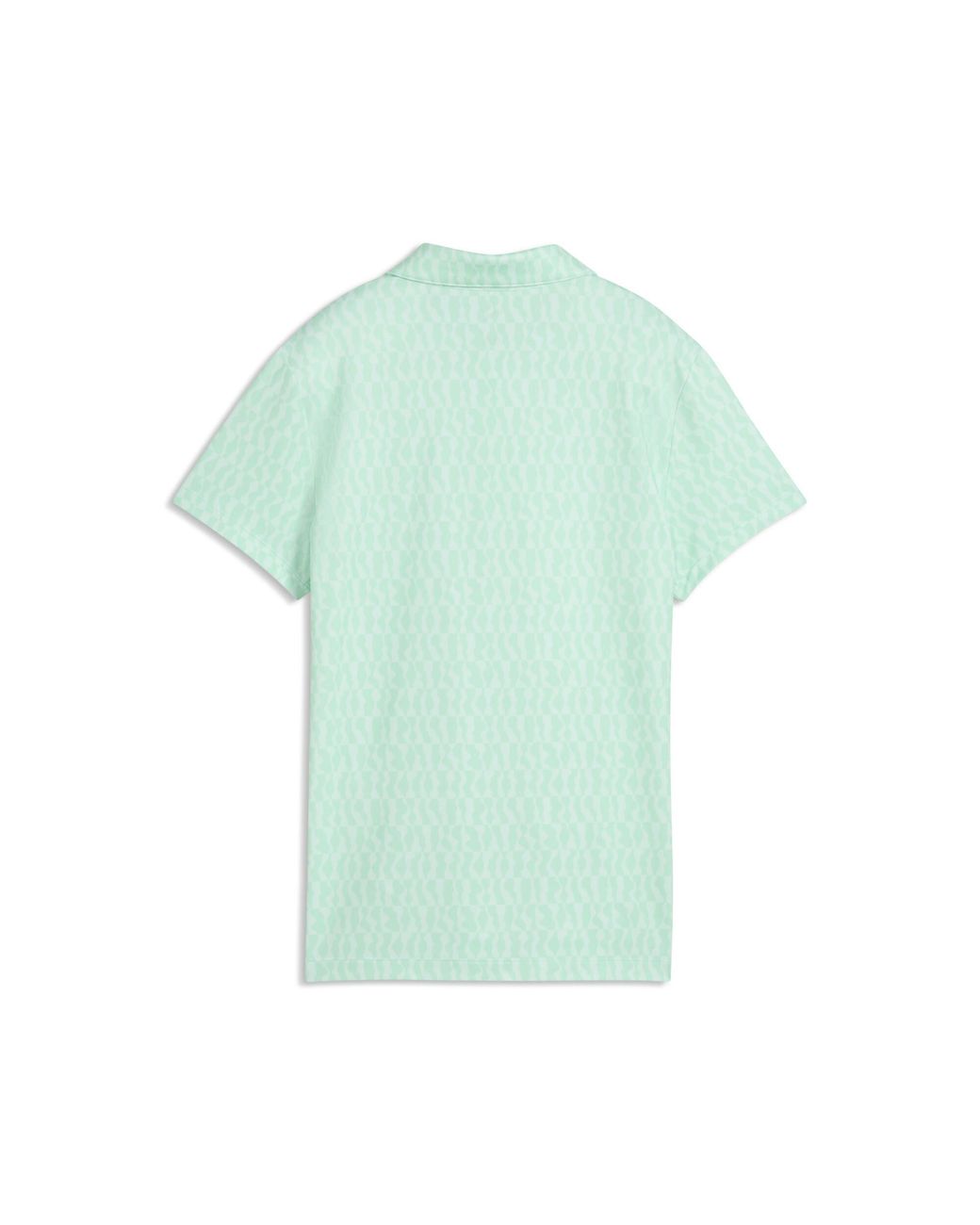 PUMA Green Cloudspun Wavey Polo