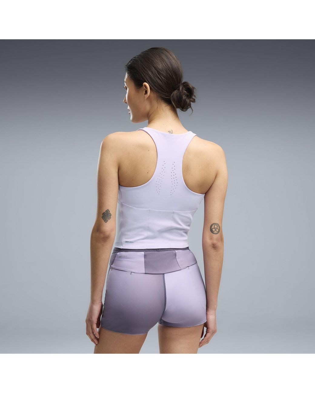 PUMA Purple Lightspeed Running Crop Top