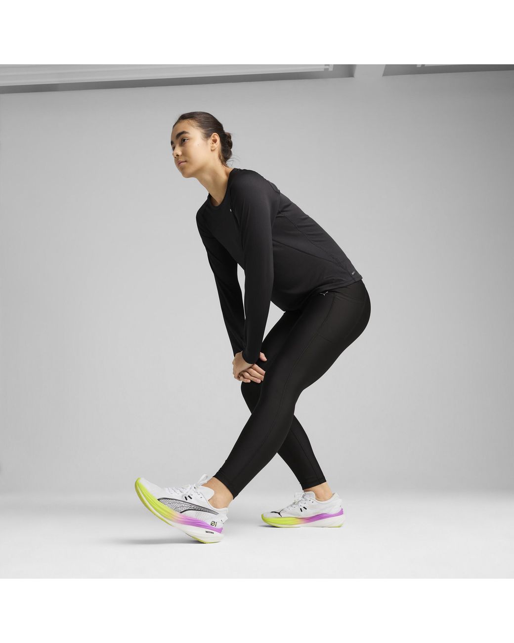 PUMA Black Velocity Running Tights