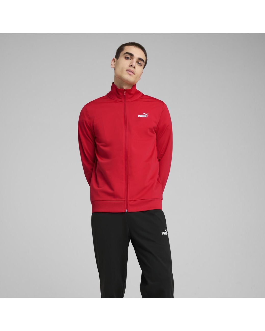 PUMA Essentials Poly Anzug in Red für Herren