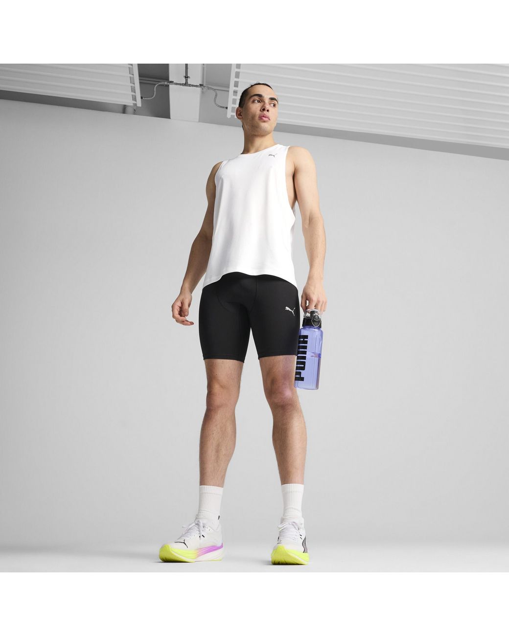 PUMA Black Run Foundation 8" Short Tights for men