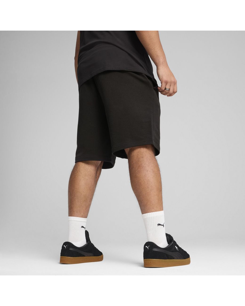 PUMA Black Essentials No. 1 Logo 10" Shorts for men