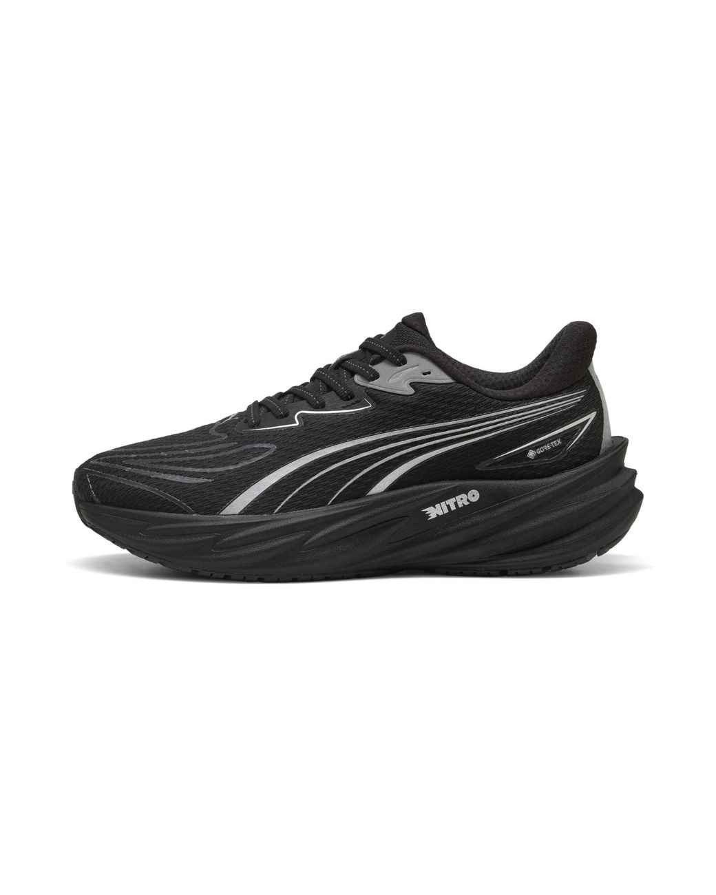 PUMA Black Velocity Nitro 5 Gtx Running Shoes