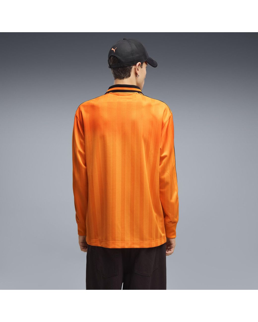 PUMA Orange Mclaren Racing Long Sleeve Jersey for men