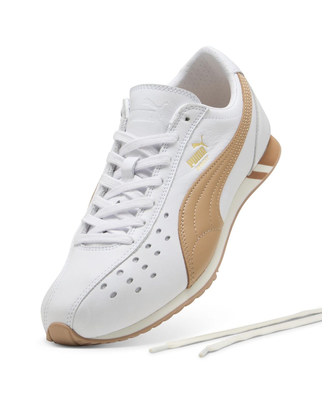PUMA White Sprint Sneakers