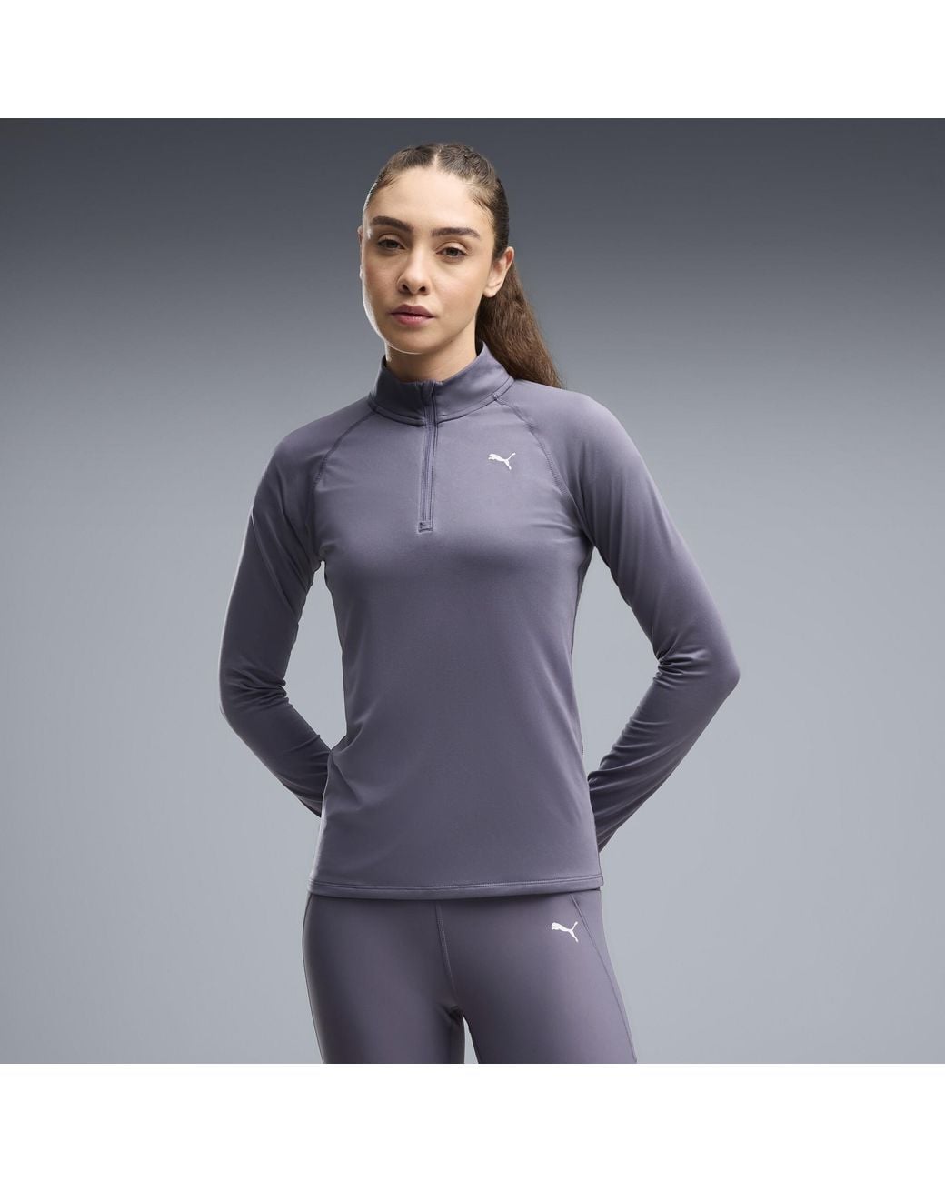 PUMA Blue Run Velocity Cloudspun Quarter-Zip Top