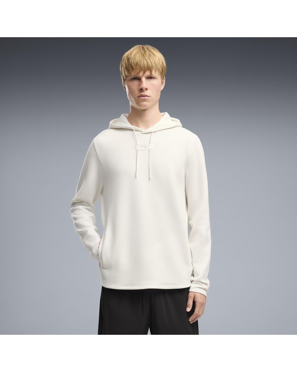 PUMA White X Palm Tree Crew Golf Hoodie for men