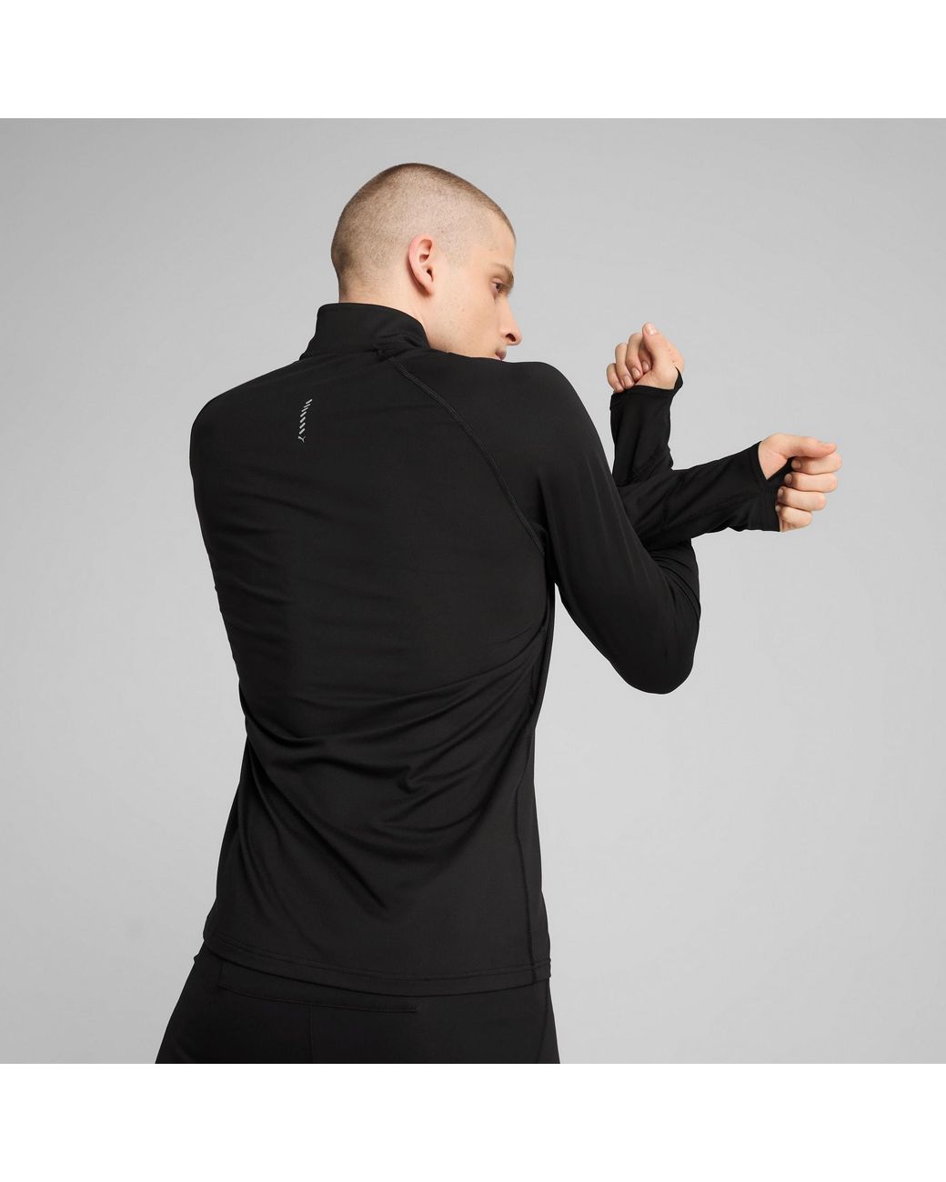 PUMA Velocity Cloudspun Hardlooptop Met Kwartrits Voor in het Black