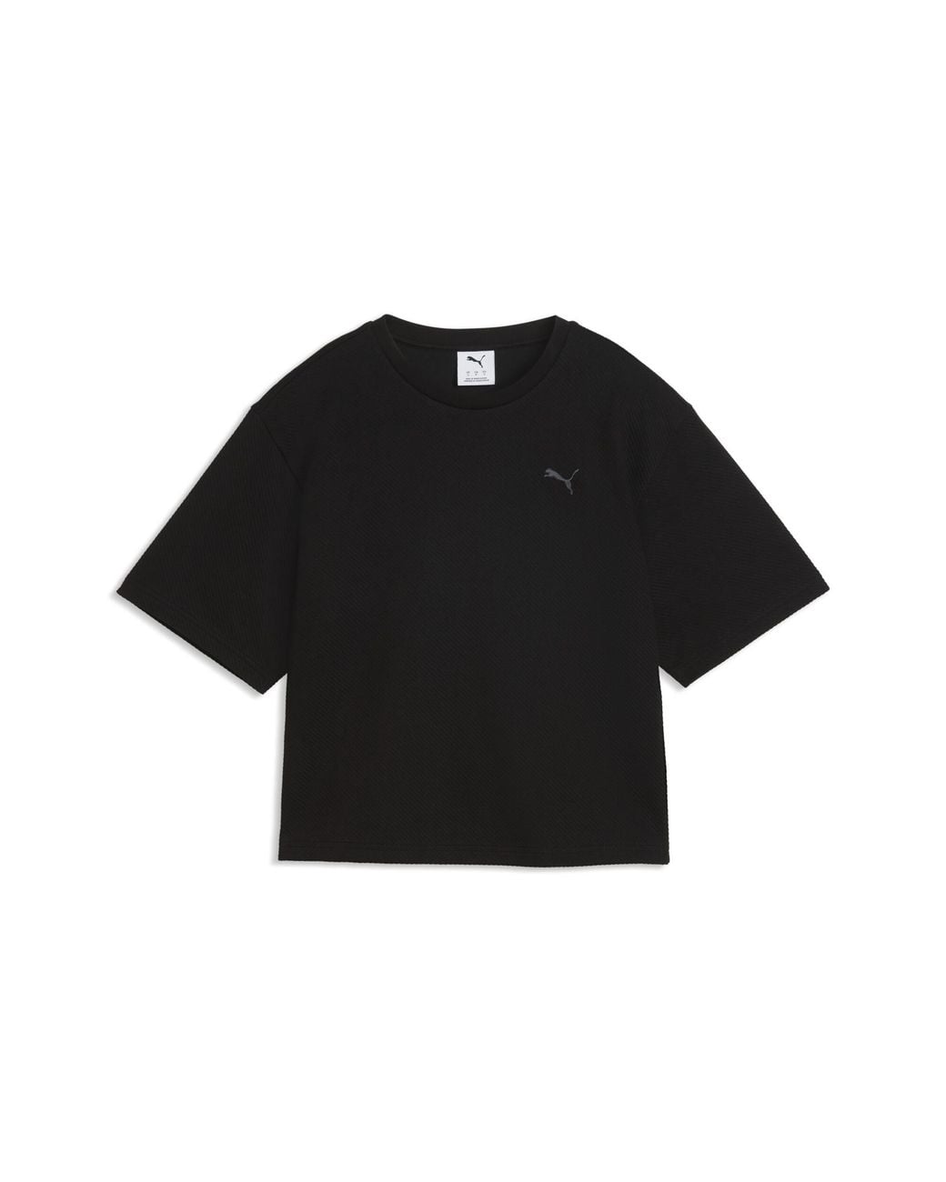 T-Shirt Essentials Elevated Dal Taglio Morbido Da Donna, Abbigliamento, Nero di PUMA in Black