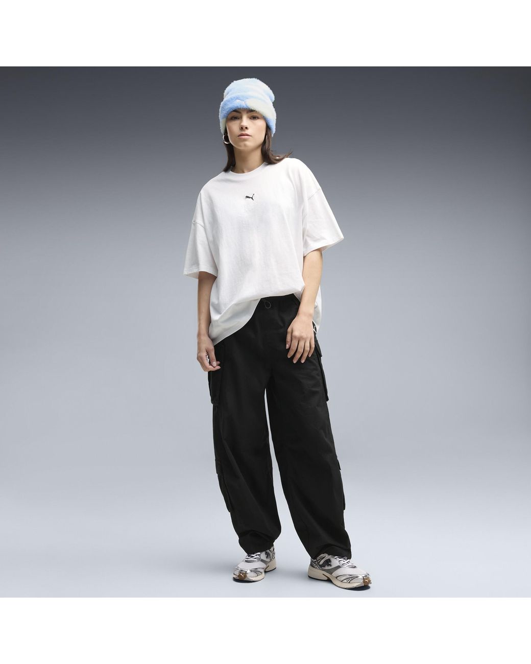 PUMA White Essentials Oversized T-Shirt
