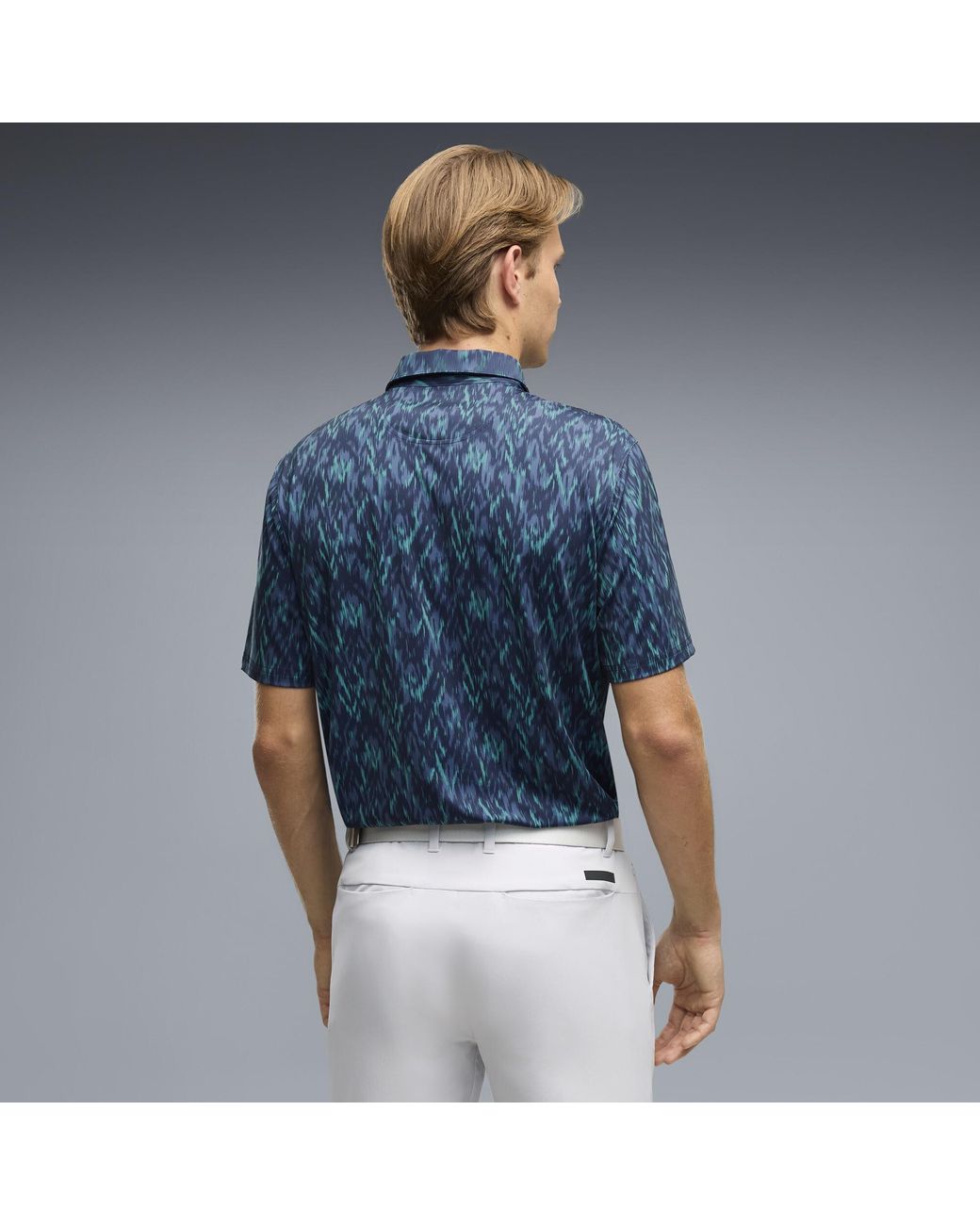 PUMA Blue Mattr Northern Lights Golf Polo for men