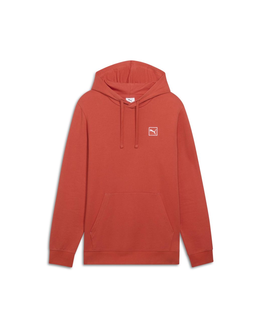 PUMA Red Elevated Essentials Hoodie for men