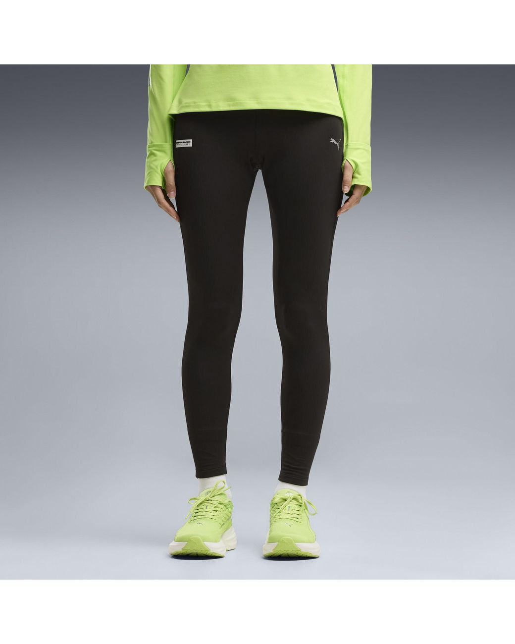 PUMA Black Brightstride Warmcell Performance Running Insulated Tights
