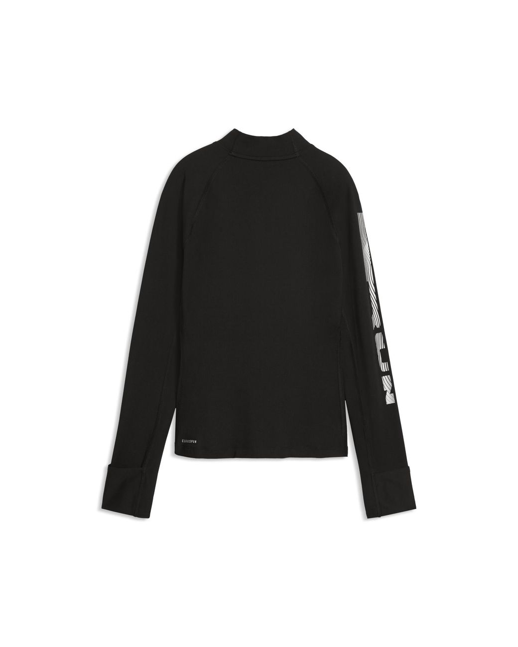 PUMA Black Brightstride Cloudspun Ultra Soft Long Sleeve Running T-Shirt